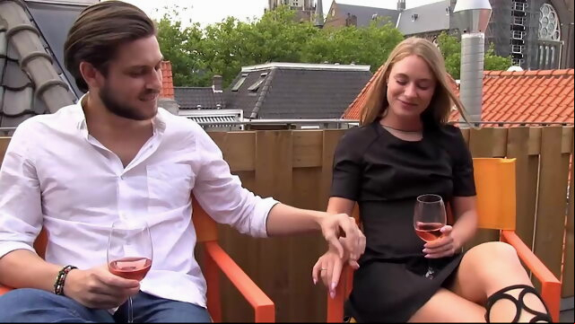 Kati Fickt mit ihren blonde cumshot teen